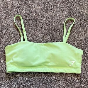 Gymshark Bandeau Sports Bra Lime Green size small